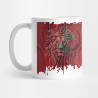 Proud Morocco Flag Gift Moroccan Lovers For Men's Women's Mug